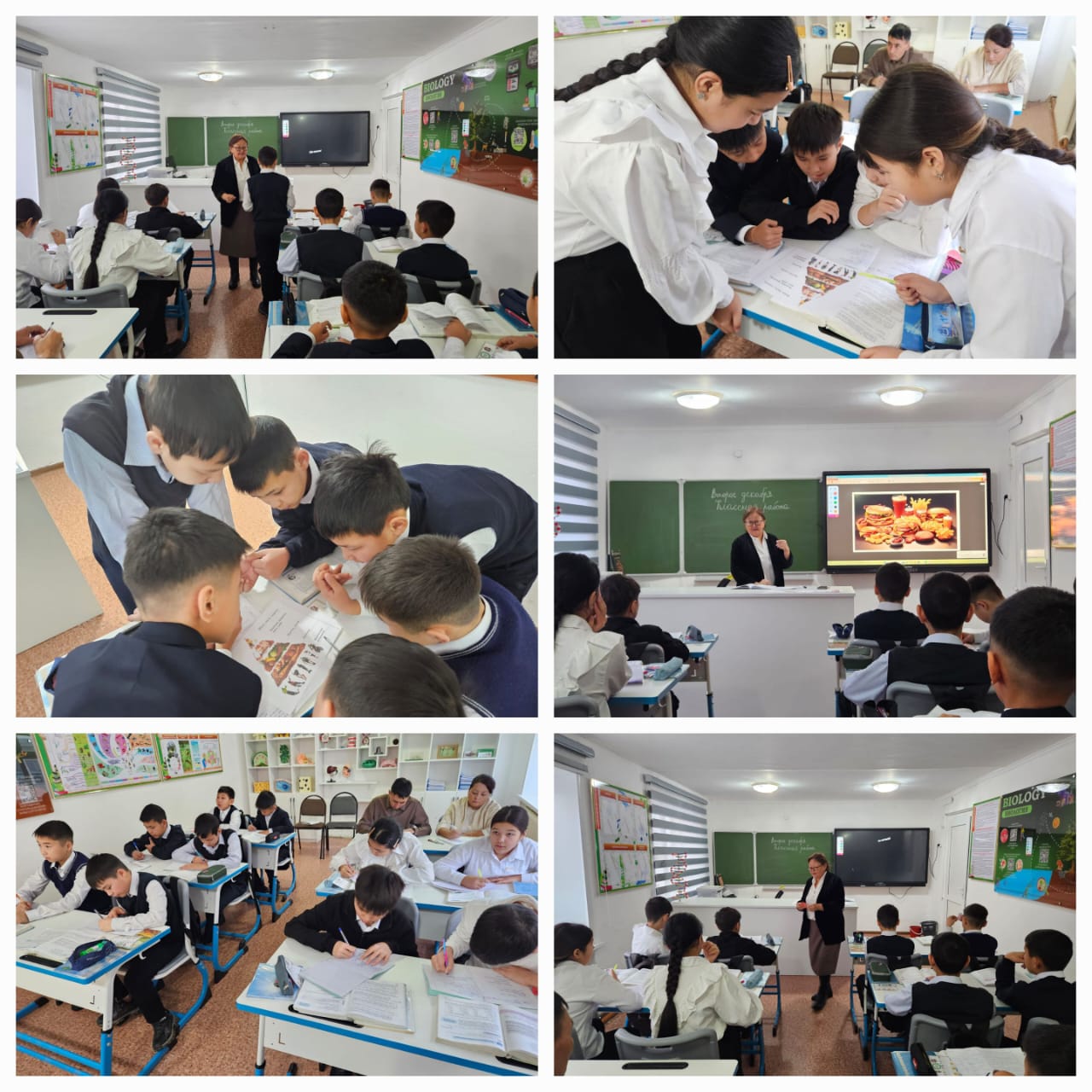 "Тілдік пәндерде жасанды интелекті қолдану жолдары"  атты мектепішілік семинар аясында  өткен ашық сабақтар